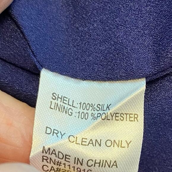 Yumi Kim Size M Floral Print Bell Sleeve Mini Dress Silk - Picture 5 of 5